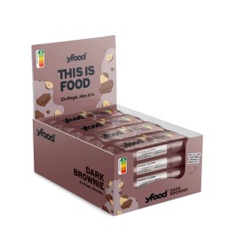YFOOD hautes proté barre brownie foncé 12 x 60 g