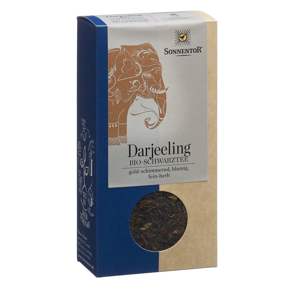 SONNENTOR Schwarztee Darjeeling offen BIO 100 g