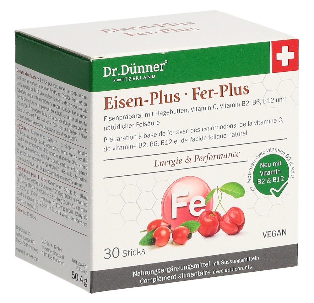 DÜNNER fer-plus stick 30 pce