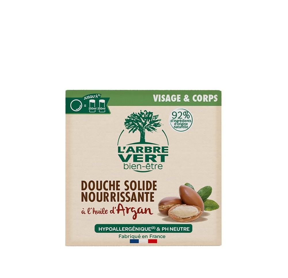 L'ARBRE VERT douche solide argan fr 75 g