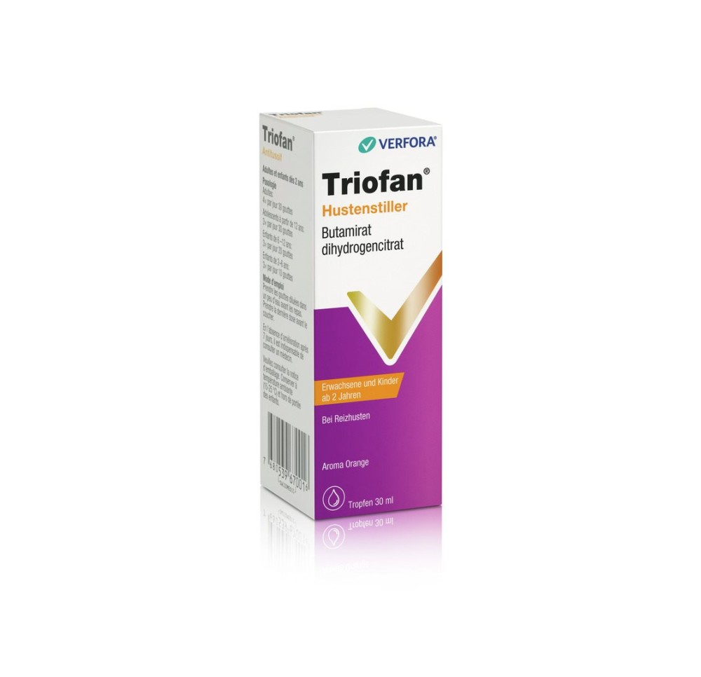 TRIOFAN Antitussif gouttes fl 30 ml