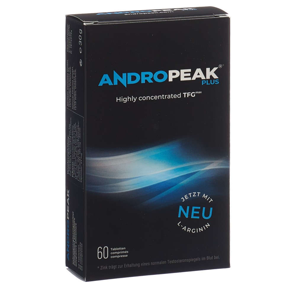 ANDROPEAK plus caps 60 pce