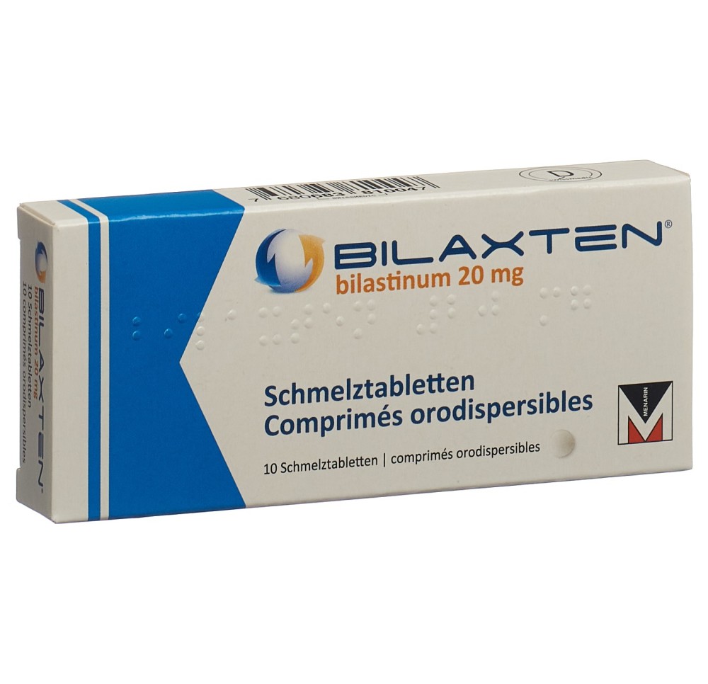 BILAXTEN cpr orodisp 20 mg 10 pce