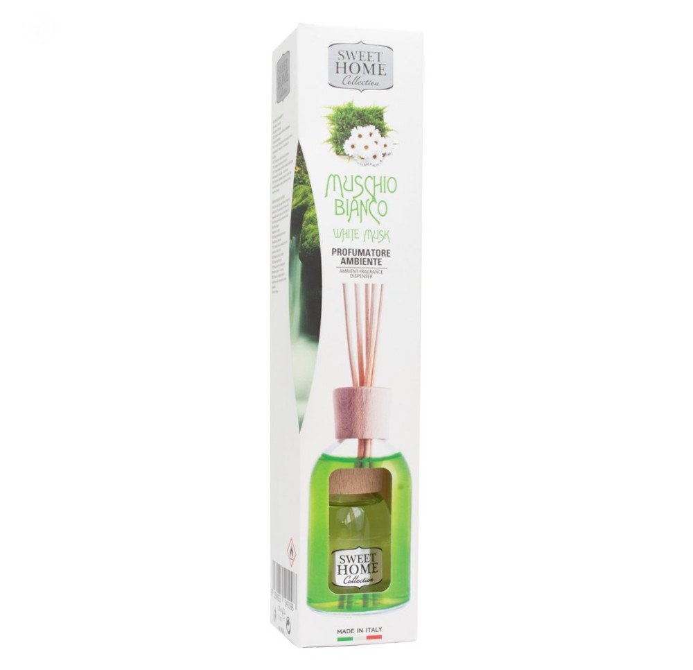 SWEET HOME Diffuseur de parfum musc blanc 100 ml