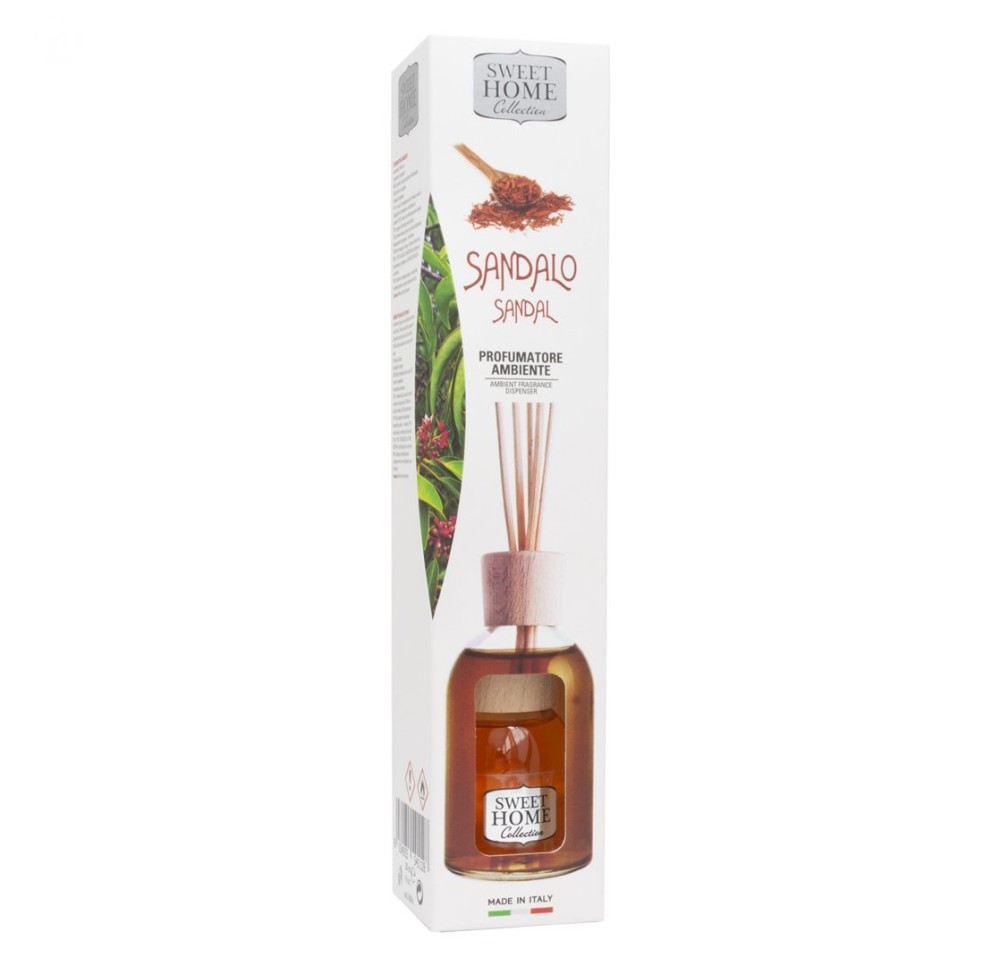 SWEET HOME Diffuseur de parfum bois santal 100 ml