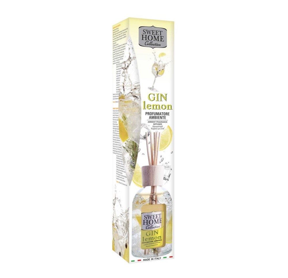 SWEET HOME Diffuseur de parfum gin lemon 100 ml