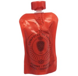 IRIS compote pomme-fraise sach 100 g
