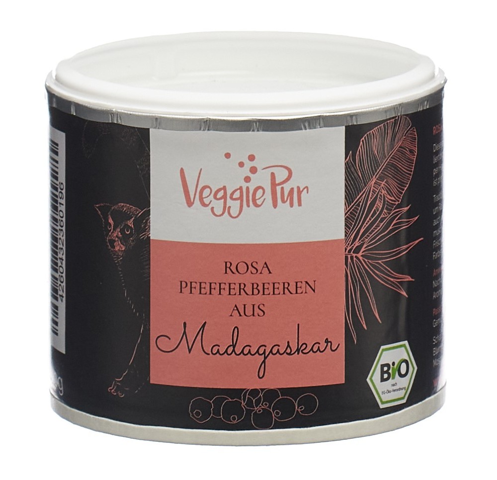 VEGGIEPUR Baies de poivre rose bio Madagascar 40 g