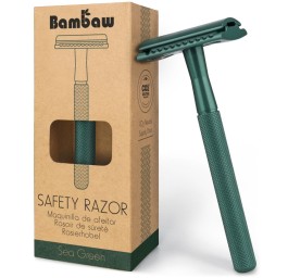 BAMBAW rasoir de sécurité vert mer