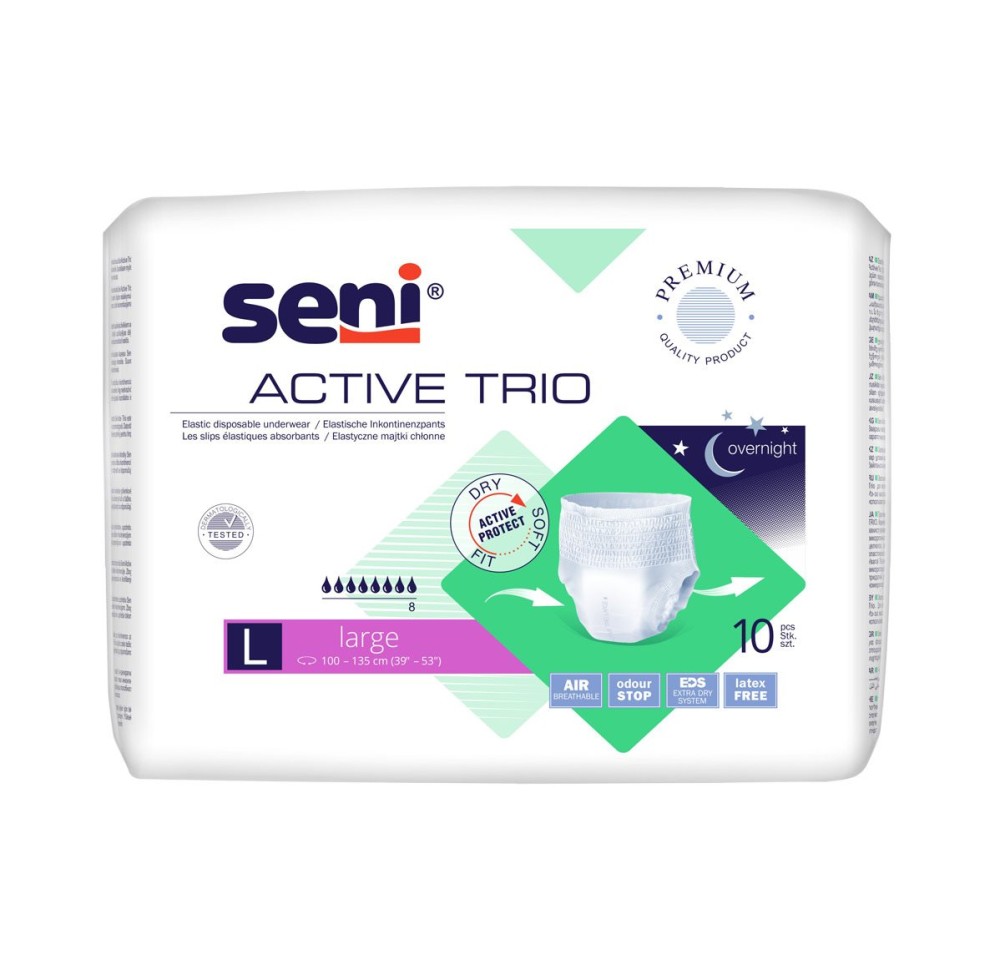 SENI Active Trio L sach 10 pce