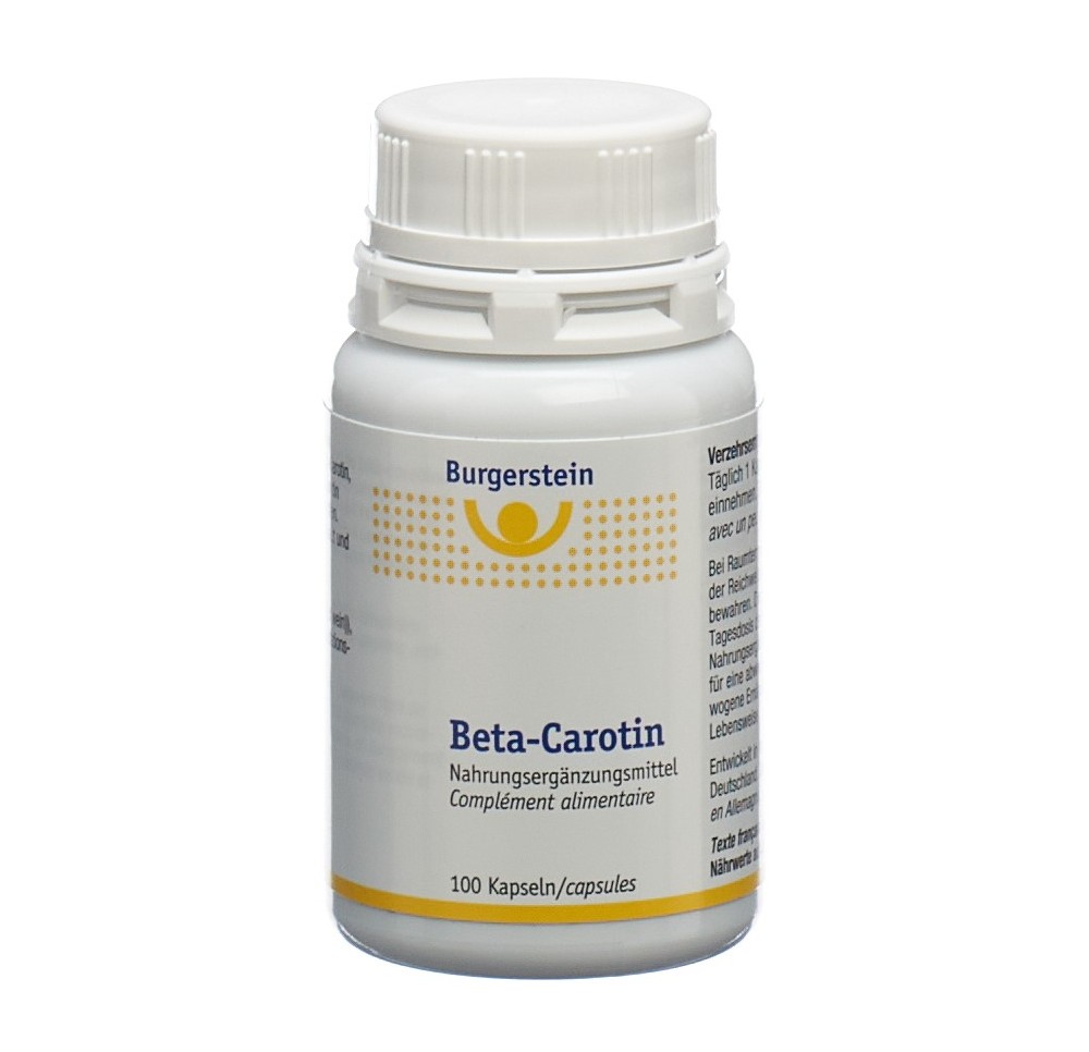 BURGERSTEIN Beta-Carotin caps bte 100 pce