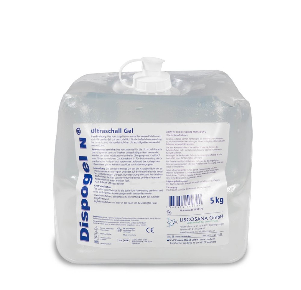 DISPOGEL N gel pour ultrasons cubitainer 5 lt