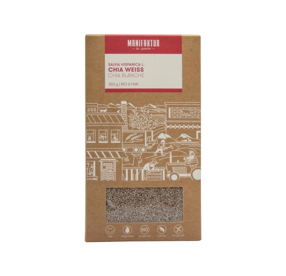MANIFAKTUR Graines de chia blanc 350 g