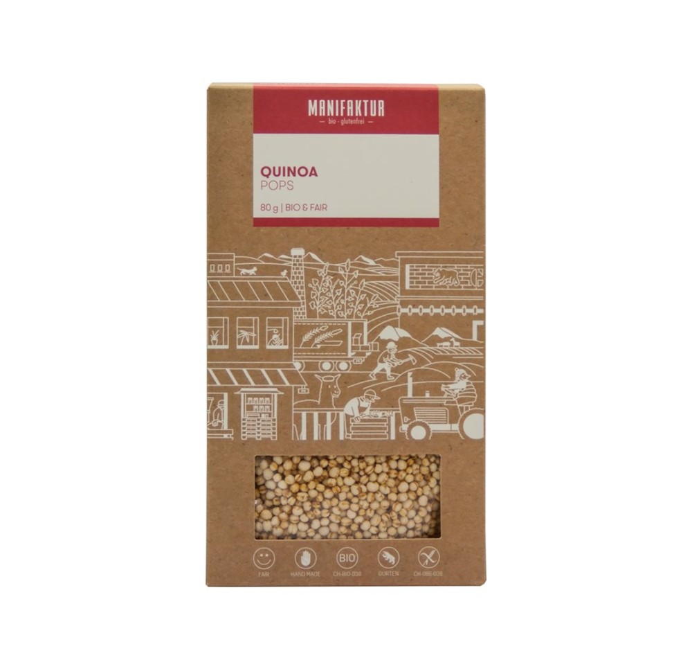MANIFAKTUR Pops de quinoa 80 g