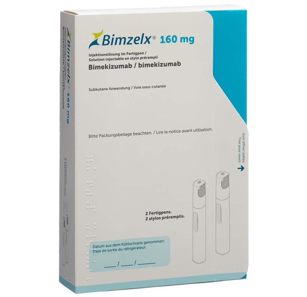 BIMZELX 160 mg/ml stylo pré (emb double) 2 x 1 ml