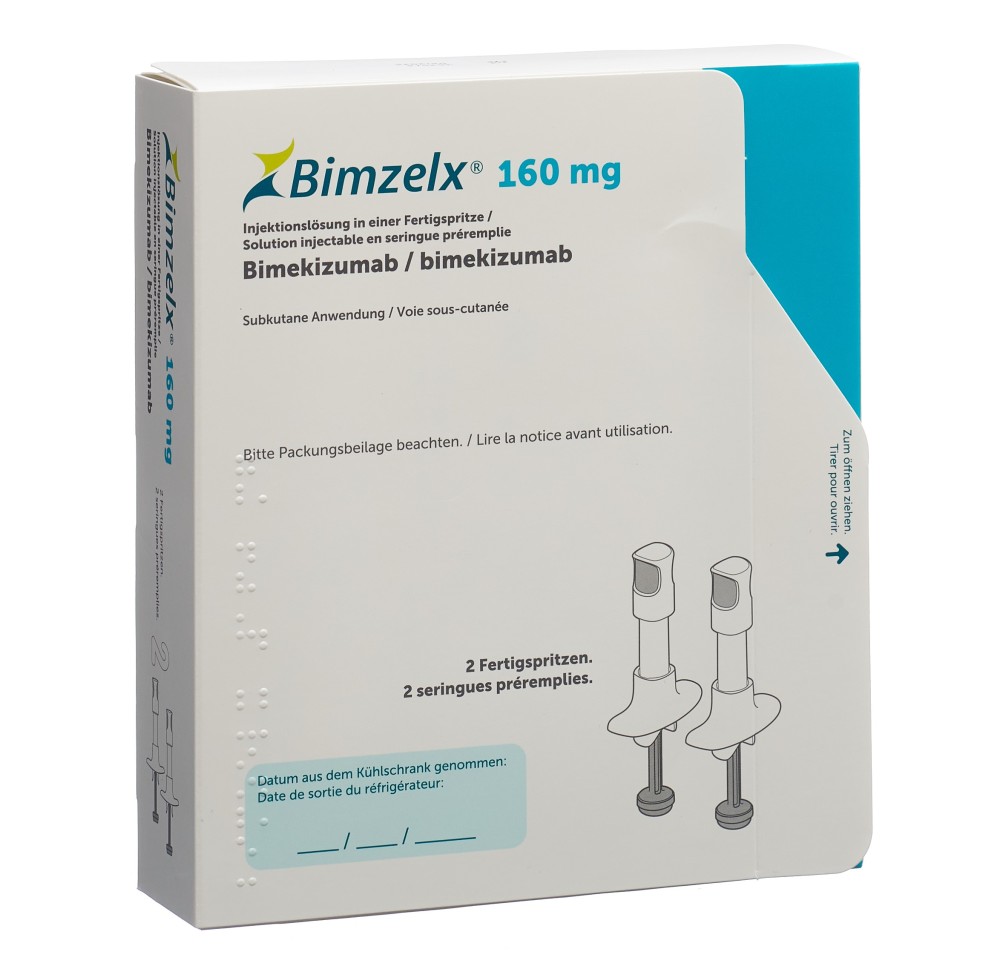 BIMZELX 160 mg/ml ser pré (emb double) 2 x 1 ml
