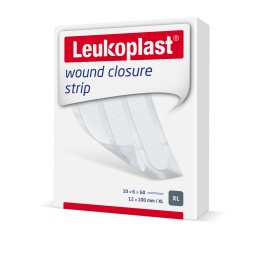 LEUKOPLAST wound clos strip 12x100mm bl 10 x 6 pce