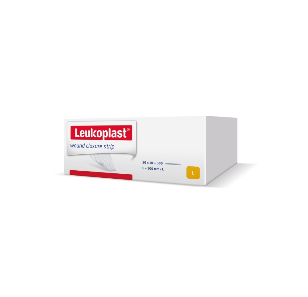 LEUKOPLAST wound clos strip 6x100mm bl 50 x 10 pce