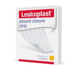 LEUKOPLAST wound clos strip 6x100mm bl 2 x 5 pce