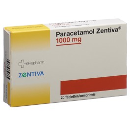 PARACETAMOL Zentiva cpr 1000 mg 20 pce