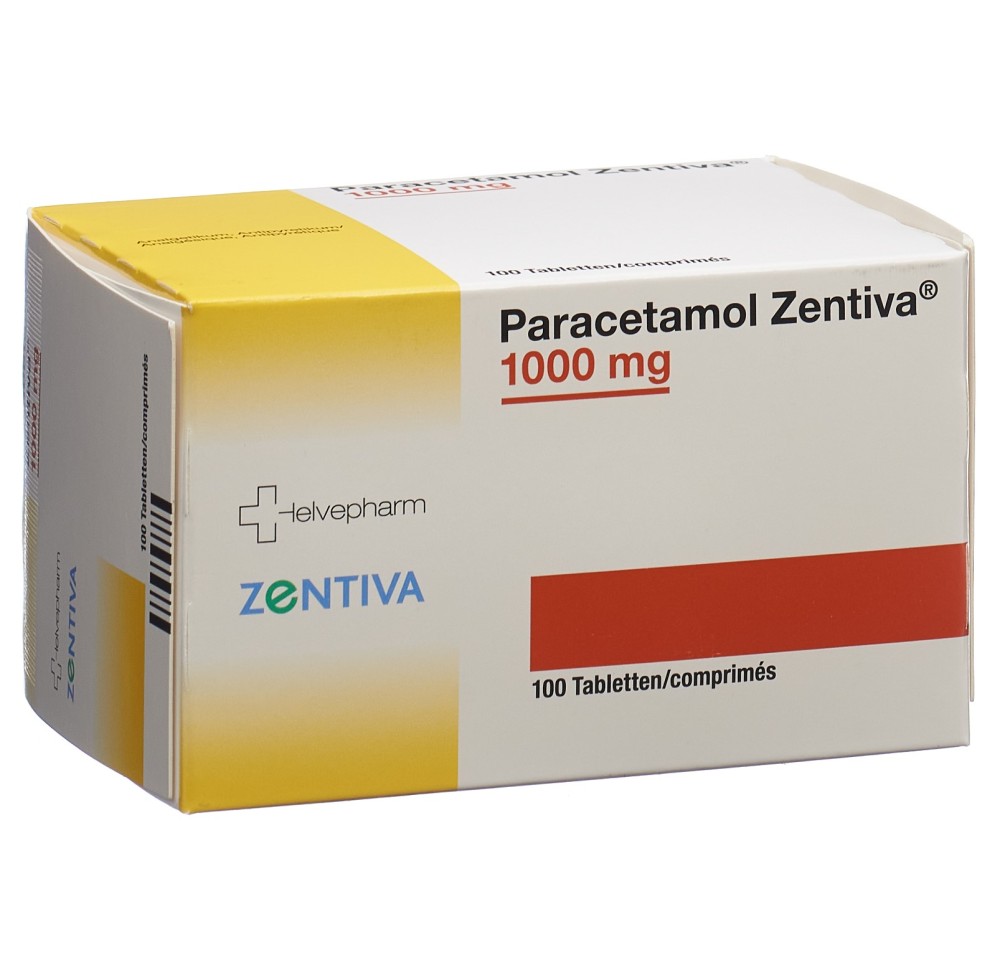 PARACETAMOL Zentiva cpr 1000 mg 100 pce