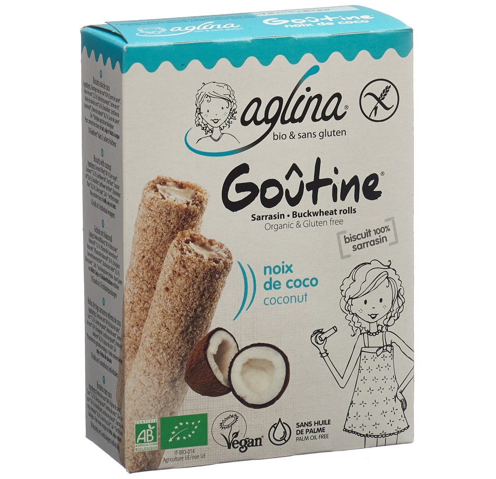 AGLINA goûtine noix de coco bio 125 g