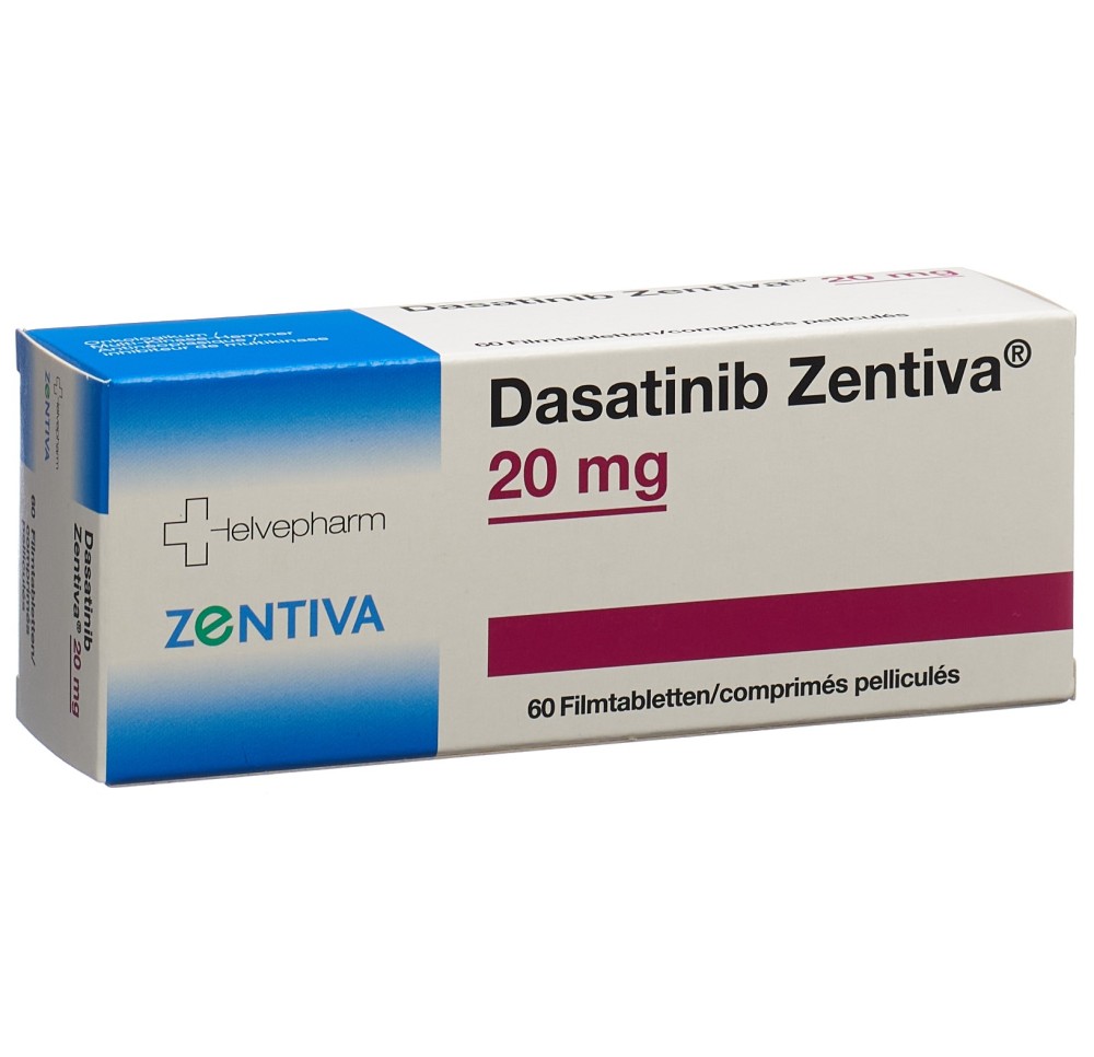 DASATINIB Zentiva cpr pell 20 mg 60 pce