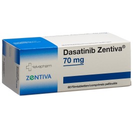 DASATINIB Zentiva cpr pell 70 mg 60 pce