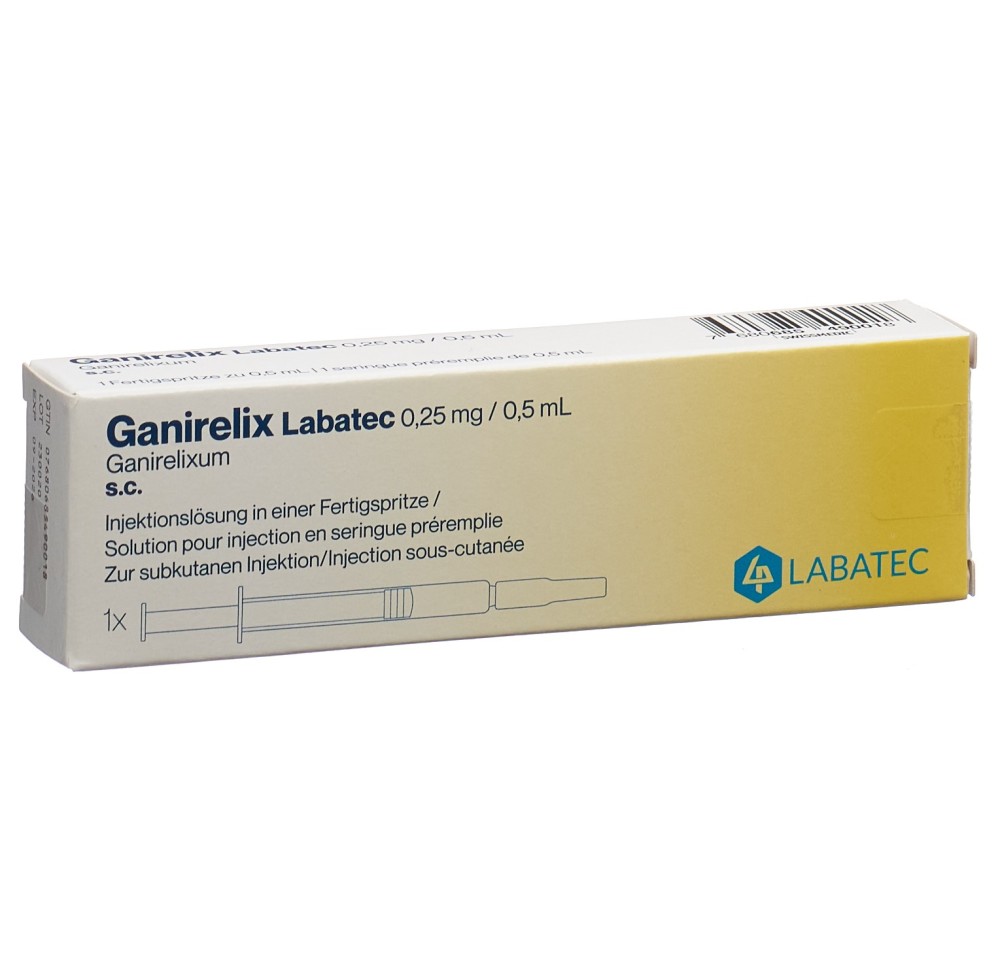 GANIRELIX Labatec sol inj 0.25 mg/0.5ml ser pré