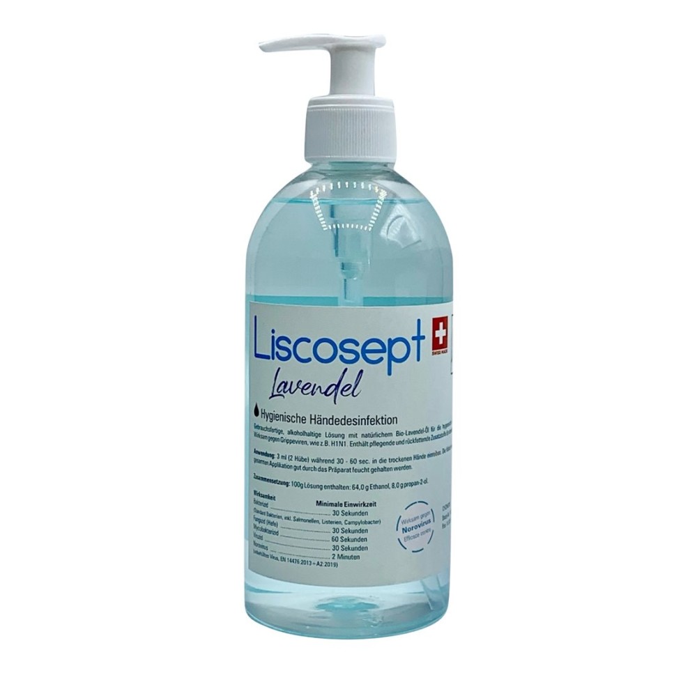 LISCOSEPT désinfect mains lavande pom dose 500 ml