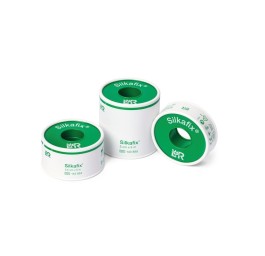 SILKAFIX sparadrap 1.25cmx5m bla rouleau 18 pce