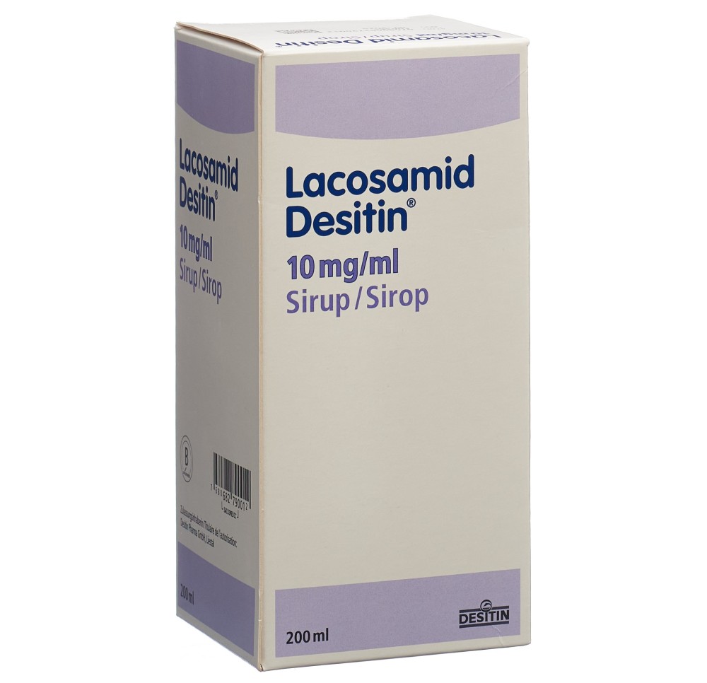 LACOSAMID Desitin sirop 10 mg/ml fl 200 ml