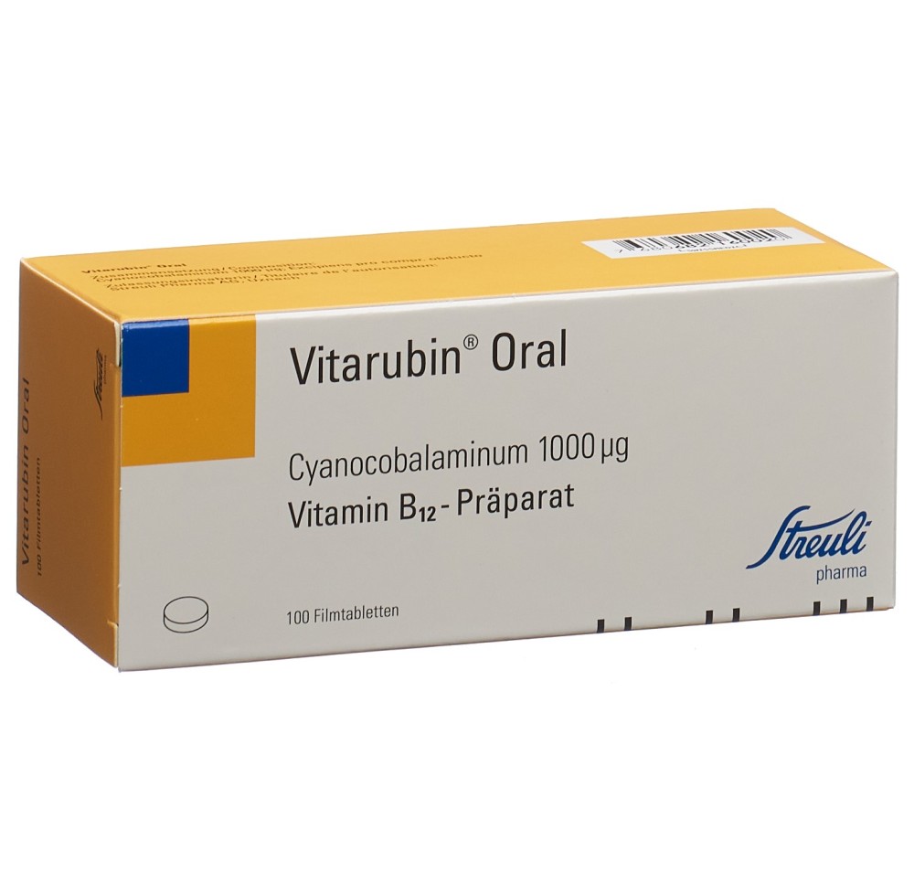 VITARUBIN Oral cpr pell 1000 mcg 100 pce