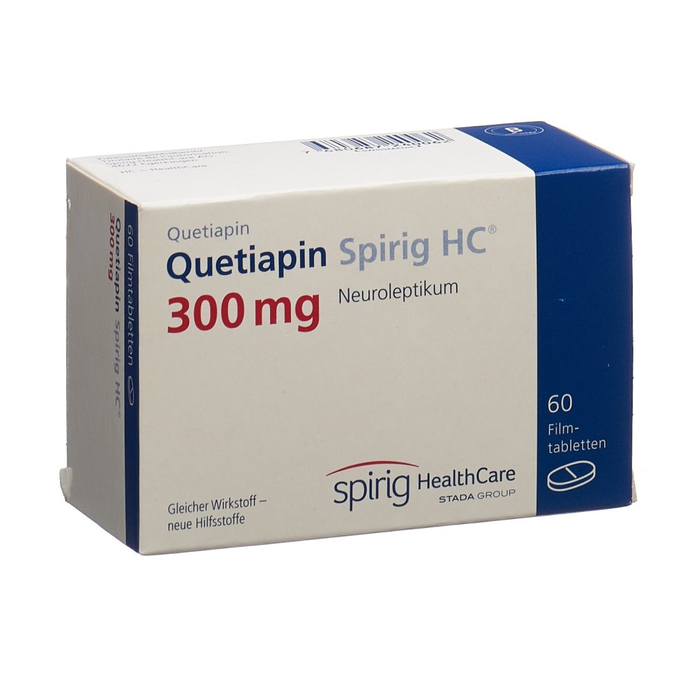 QUETIAPINE Spirig HC cpr pell 300 mg 60 pce
