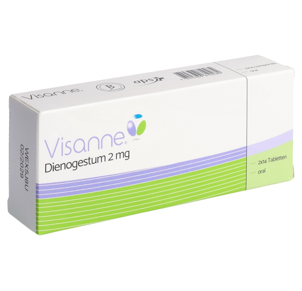 VISANNE (IP) cpr 2 mg 2 x 14 pce