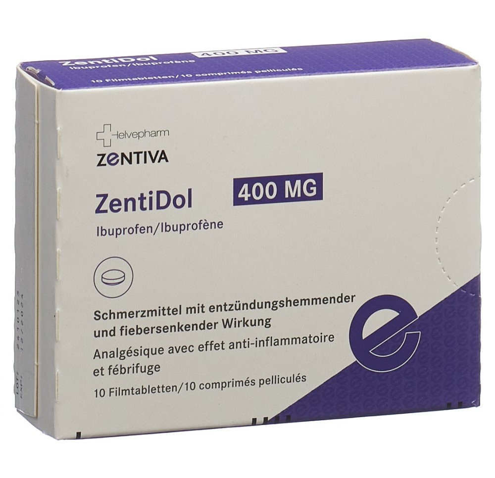 ZENTIDOL cpr pell 400 mg 10 pce