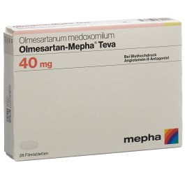 OLMESARTAN Mepha Teva cpr pell 40 mg 28 pce