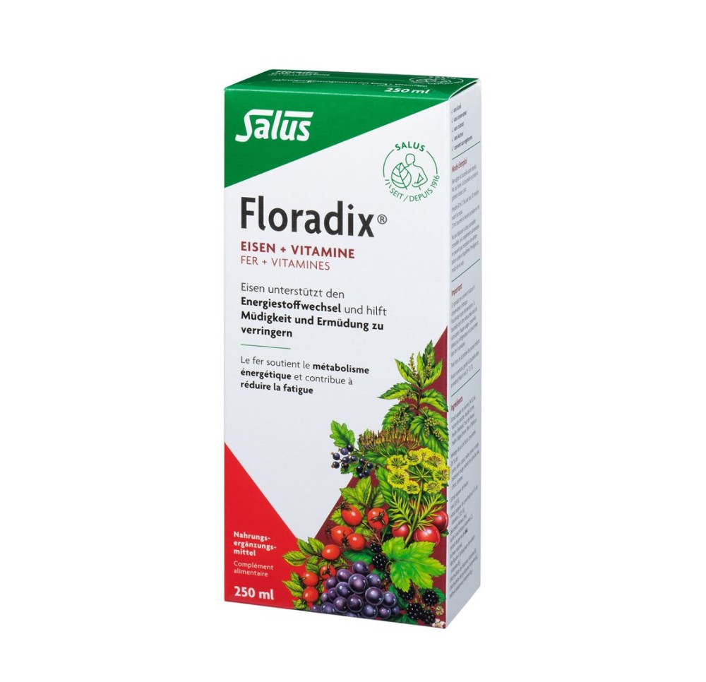 FLORADIX Fer + vitamines fl 250 ml