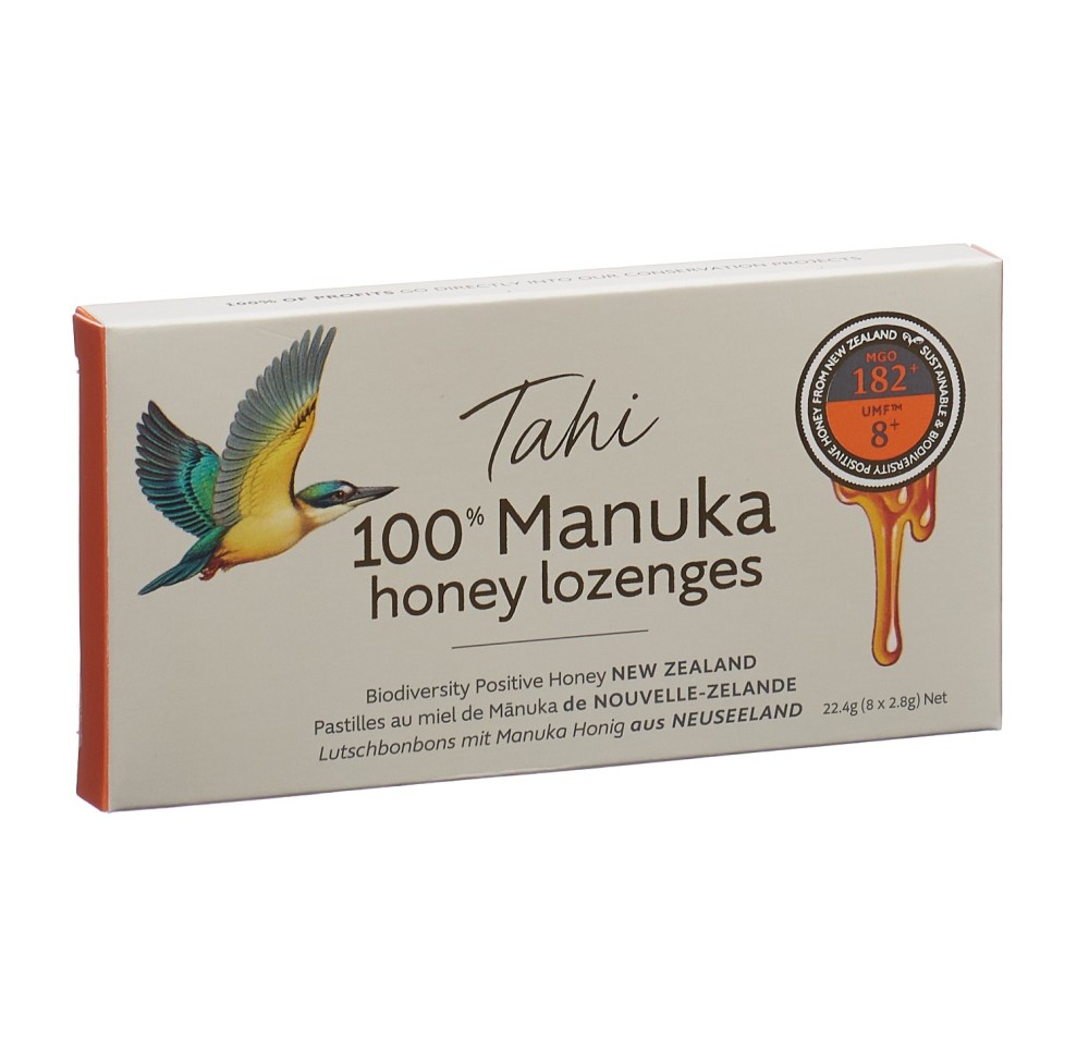 TAHI pastilles au miel de Manuka UMF 8+ 22.4 g