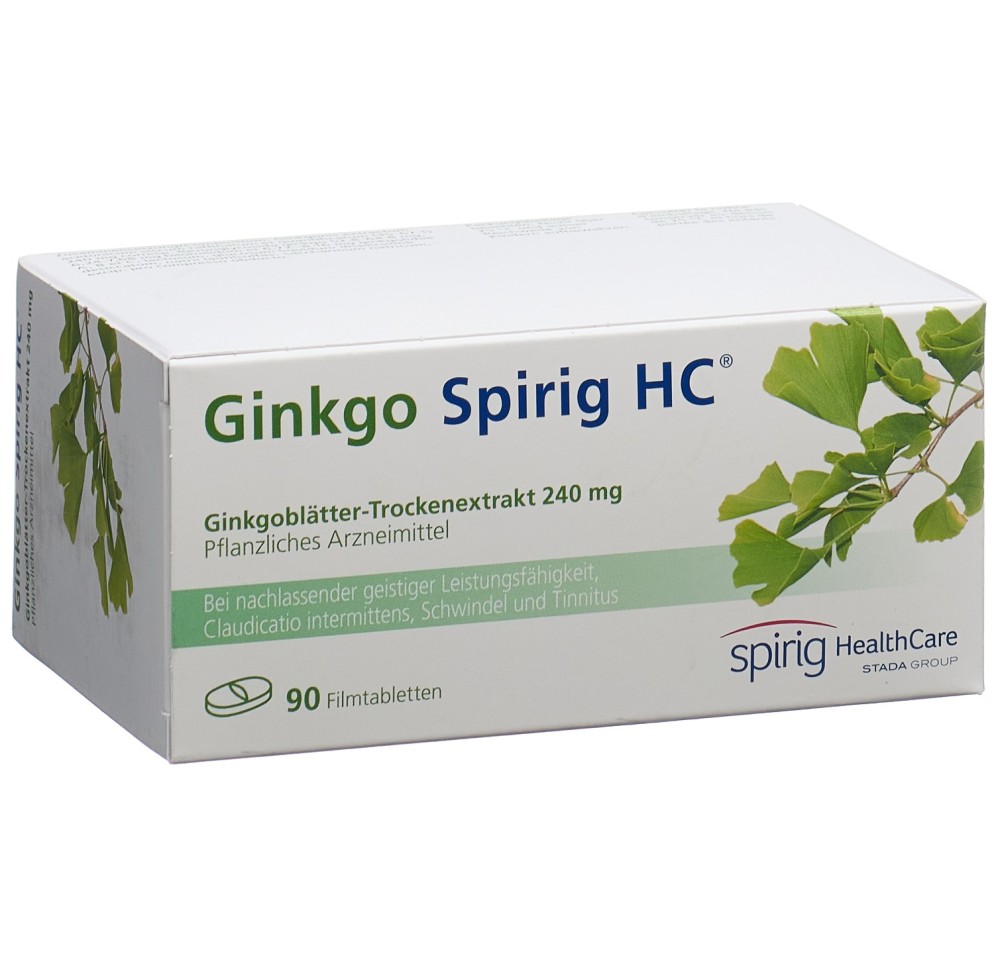 GINKGO Spirig HC cpr pell 240 mg 90 pce