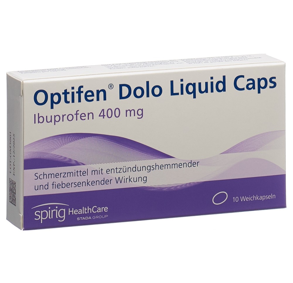 OPTIFEN Dolo Liquid Caps 400 mg 10 pce