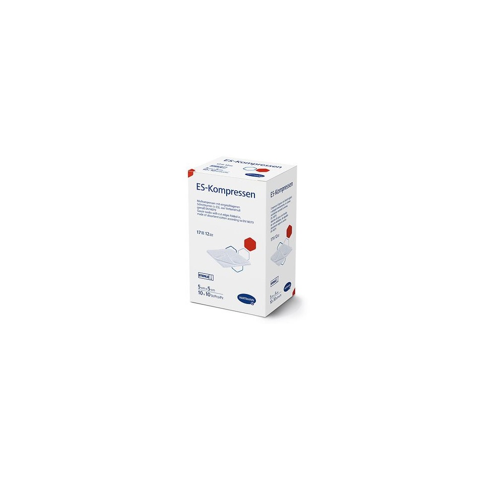 HARTMANN compresse ES 5x5cm 12c st 100 pce