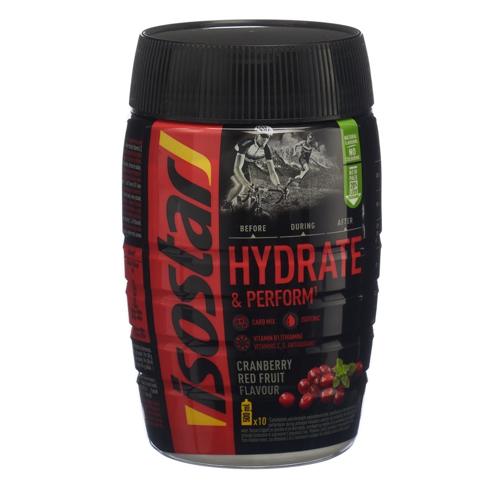 ISOSTAR Hydrate & Perform pdr Cranberry bte 400 g
