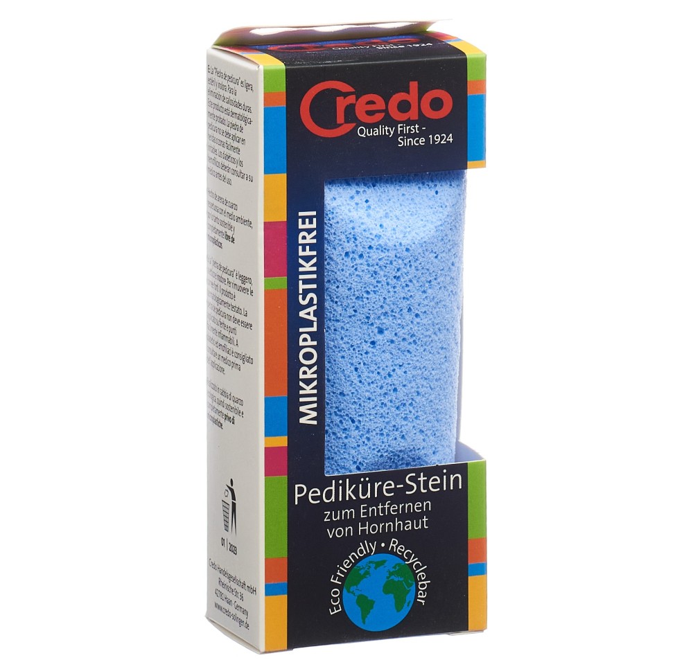 CREDO pierre pédicure mousse verre