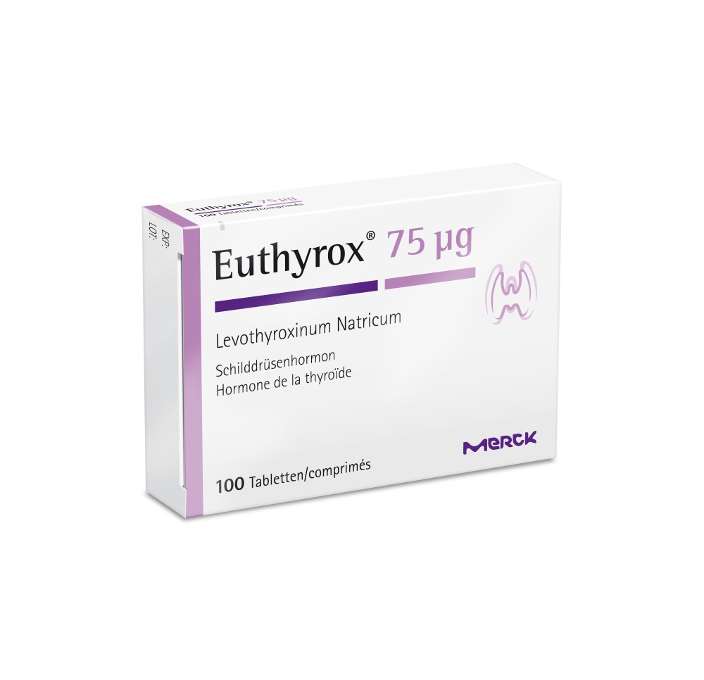 EUTHYROX 75 cpr 75 mcg 100 pce