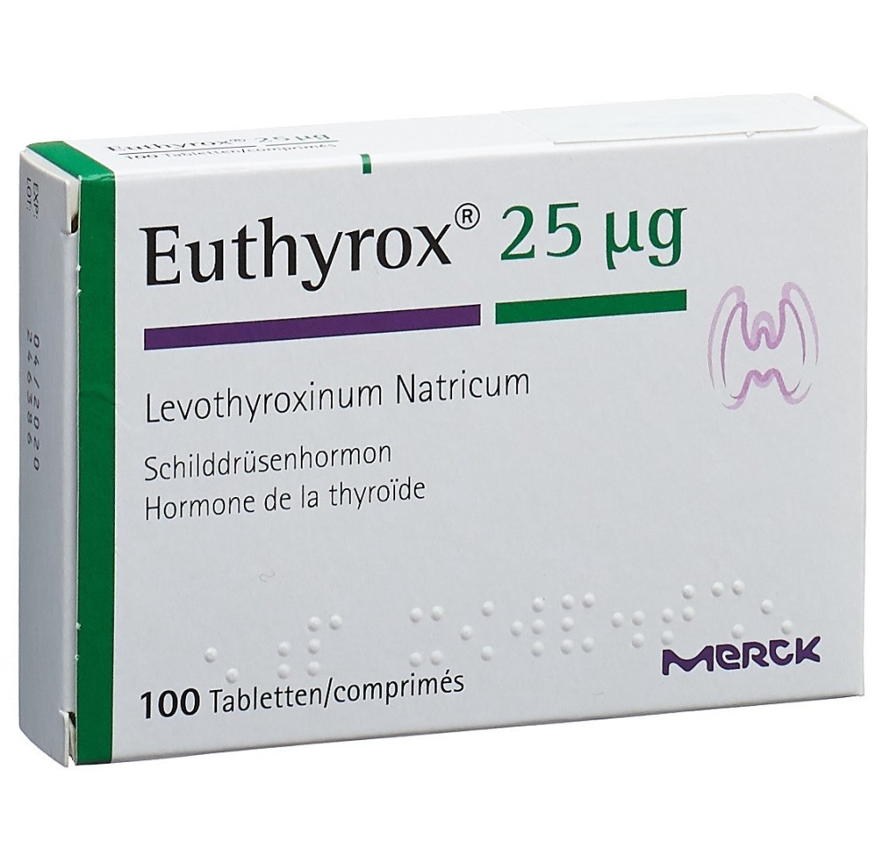 EUTHYROX 25 cpr 25 mcg 100 pce