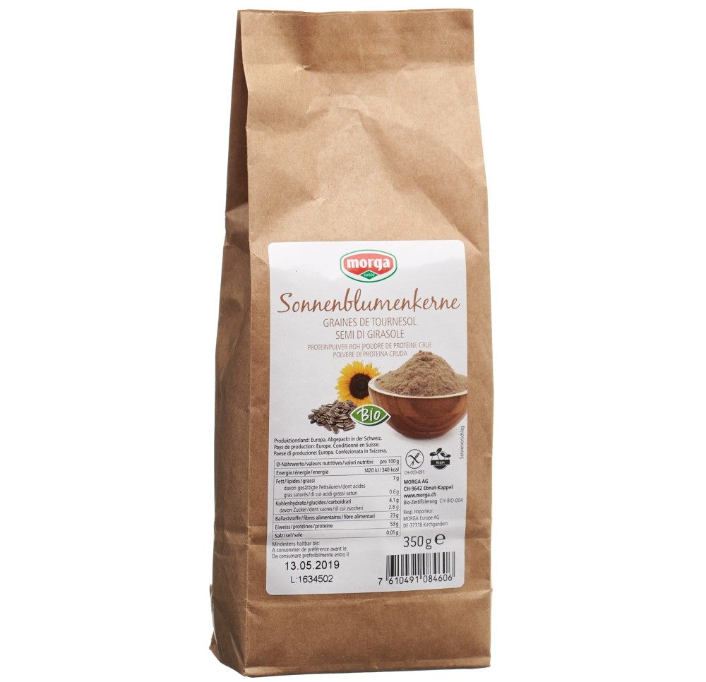 MORGA Grain tourne protéi pdr crue s glu bio 350 g