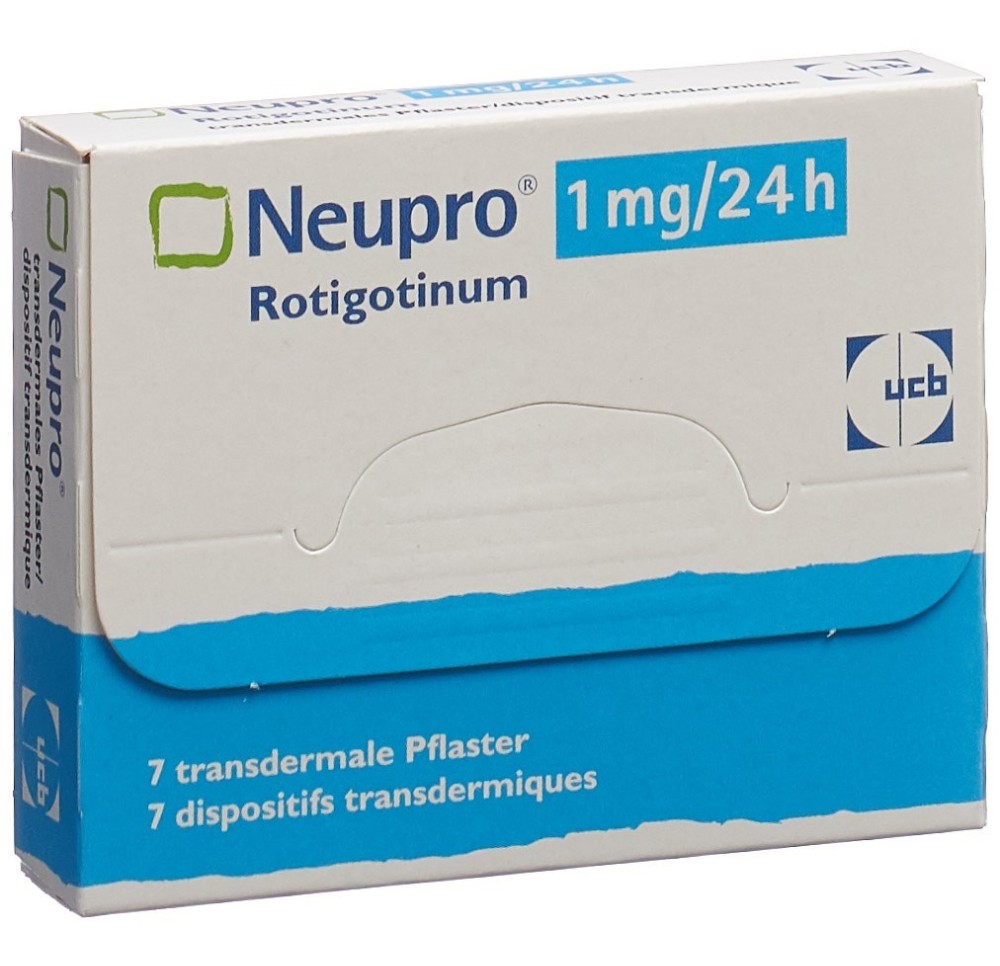 NEUPRO patch mat 1 mg/24h sach 7 pce