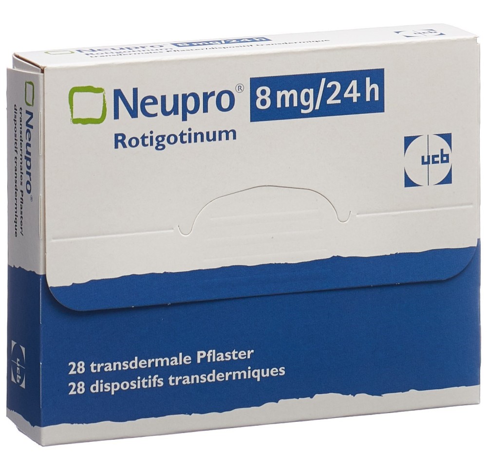 NEUPRO patch mat 8 mg/24h sach 28 pce