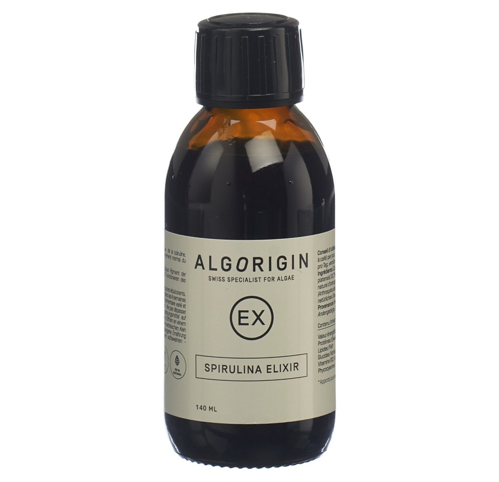 ALGORIGIN Elixir Spiruline Phycocyanine 140 ml